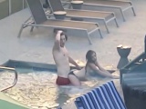 Amateur Couple Is Fucking In A Hot Tub Outside