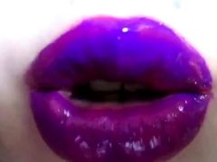 lipstick fetish - purple