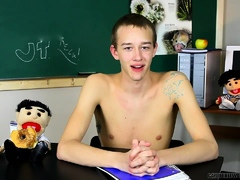 Slender Twink Pornstar Interviewing Jt Wreck