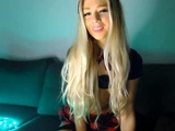 Amateur blonde teen solo dildo