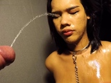 Ladyboy Jessie Blows POV Dick And Face Pissed